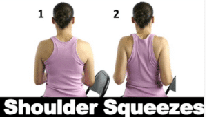 Shoulder squeeze exercise