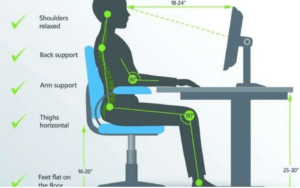 Correct Sitting posture